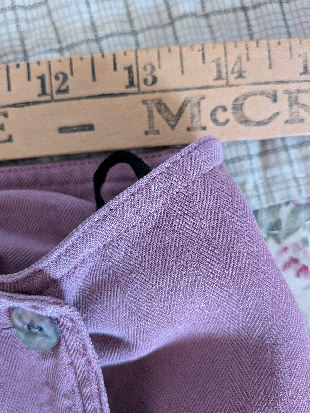 Tommy Bahama 100% Silk Mauve Wrap Maxi Skirt Size 8 - Picture 10 of 10
